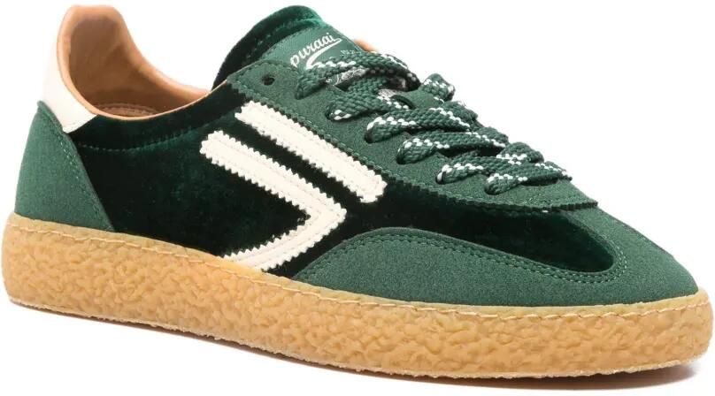 Puraai Sneakers met fluwelen vlak Groen - Foto 3