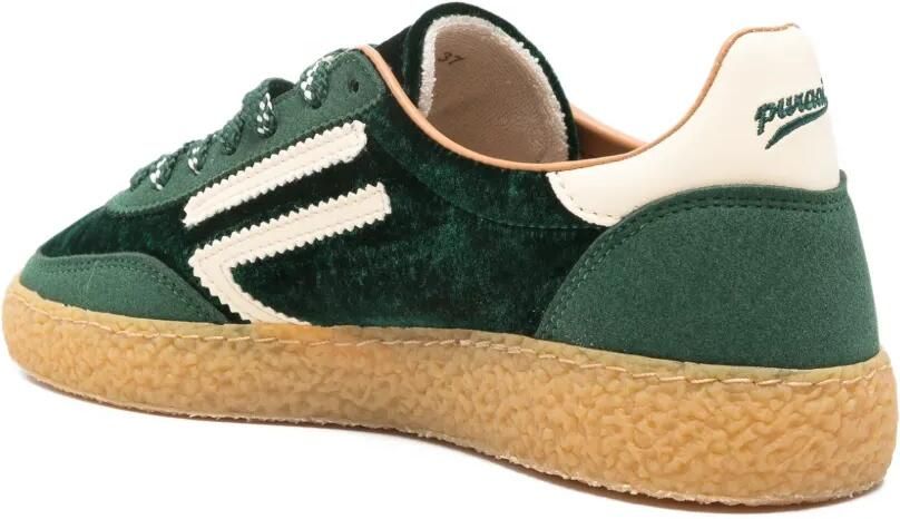Puraai Sneakers met fluwelen vlak Groen - Foto 2