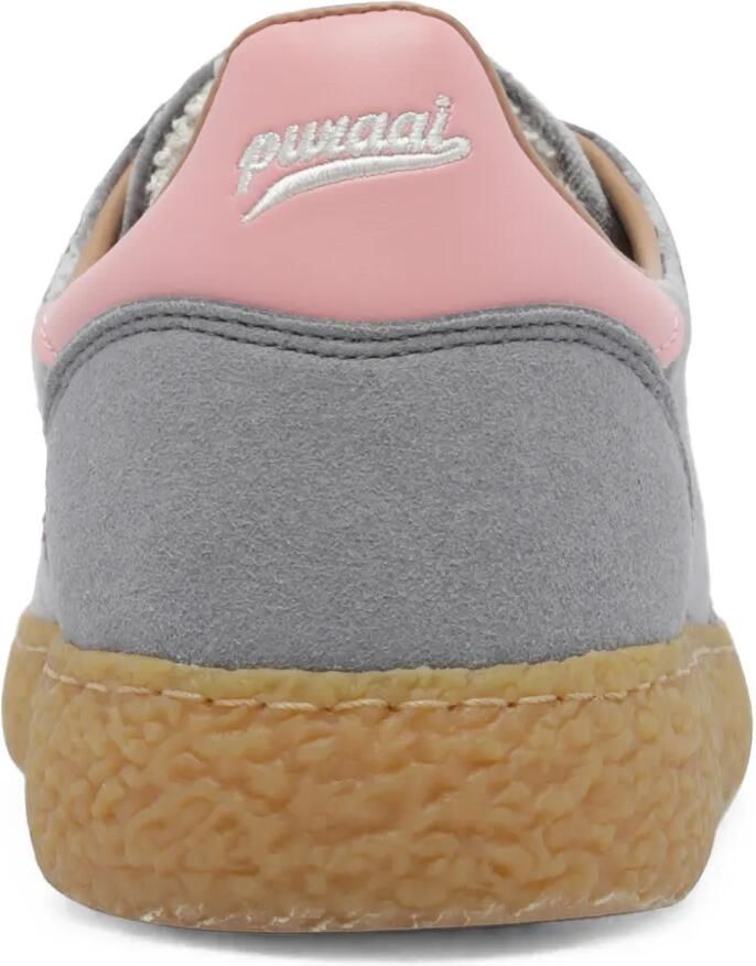 Puraai Sneakers met fluwelen vlakken Grijs - Foto 2