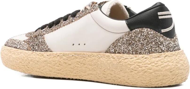 Puraai Sneakers met glitter vlak Wit - Foto 2