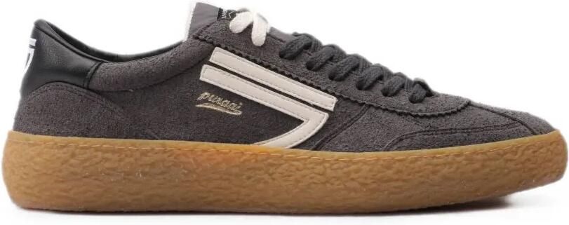 Puraai Sneakers met gomzool en logopatch Grijs