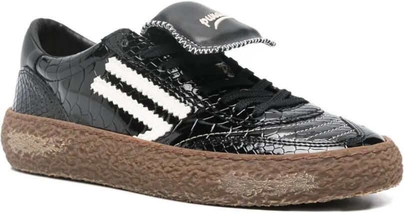 Puraai Sneakers met krokodillen-reliëf Zwart - Foto 3