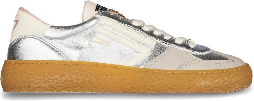 Puraai Sneakers met logodetail Zilver