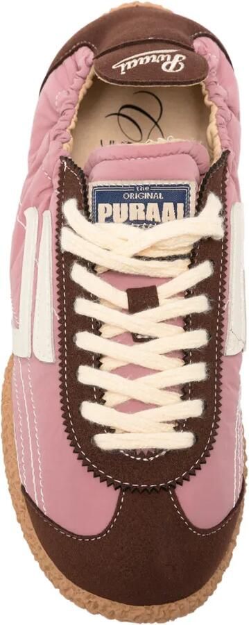 Puraai Sneakers met logopatch Roze - Foto 4
