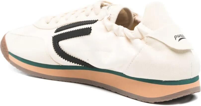 Puraai Sneakers met logoprint Beige - Foto 3