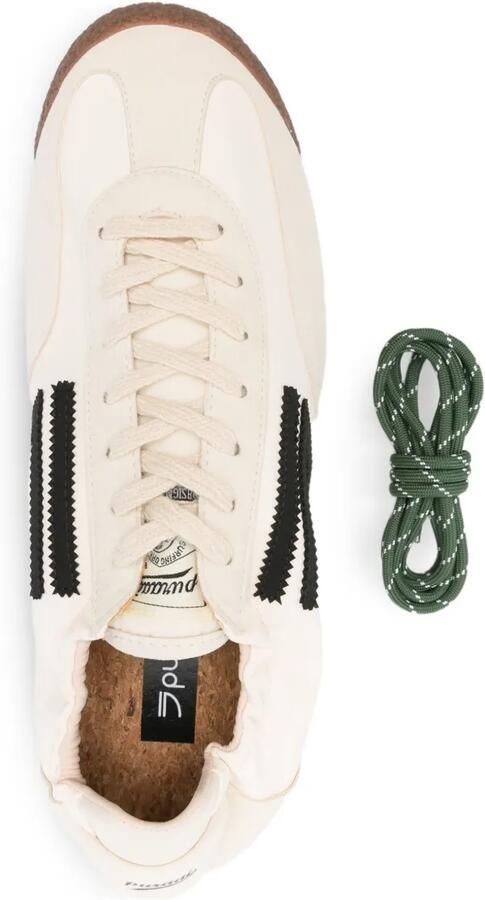 Puraai Sneakers met logoprint Beige - Foto 2