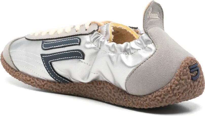 Puraai Sneakers met metallic-effekt en logo-patch Zilver - Foto 3
