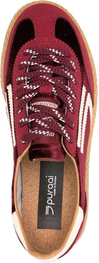 Puraai Sneakers met streepdetail Rood - Foto 4
