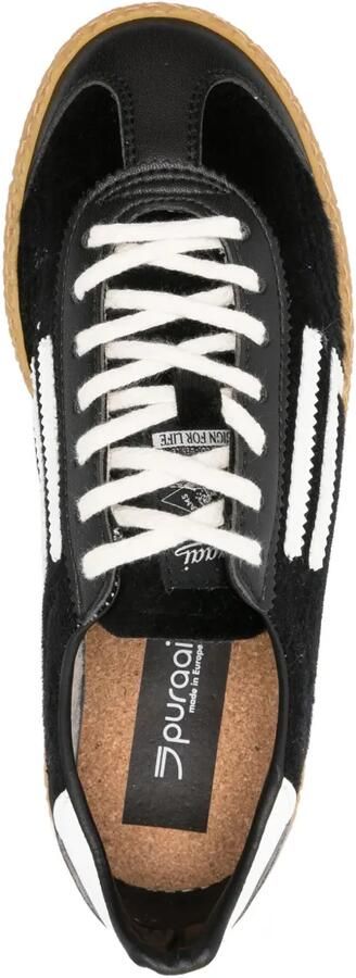 Puraai Sneakers met streepdetail Zwart - Foto 3
