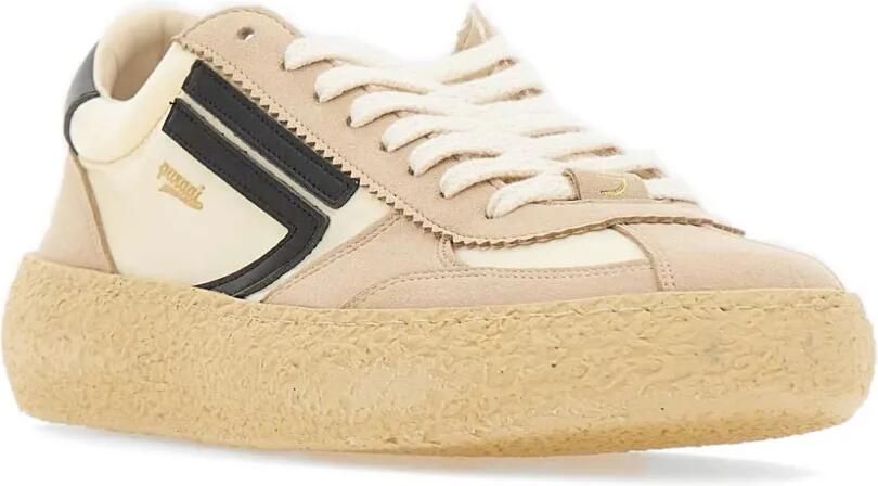 Puraai Sneakers met vlakken Beige