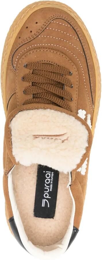 Puraai Sneakers met vlakken Bruin - Foto 4