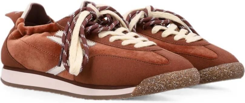 Puraai Sneakers met vlakken Bruin - Foto 4