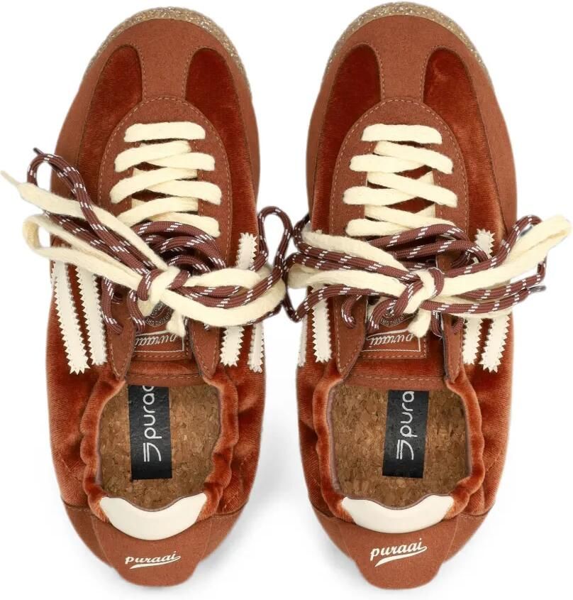 Puraai Sneakers met vlakken Bruin - Foto 2