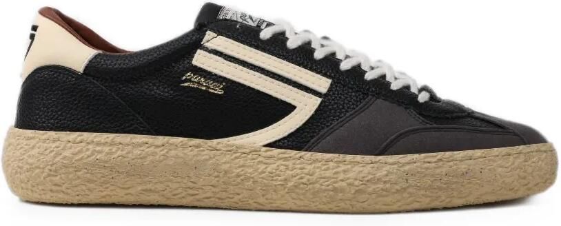 Puraai Sneakers met vlakken en korrelig effekt Zwart