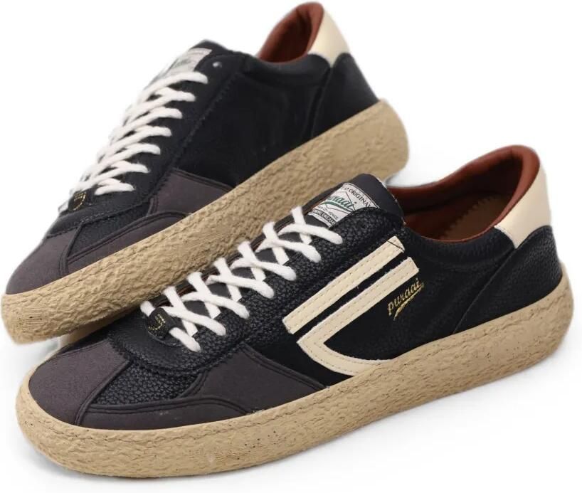 Puraai Sneakers met vlakken en korrelig effekt Zwart - Foto 2