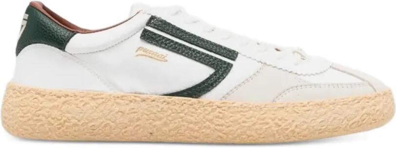 Puraai Sneakers met vlakken en logoprint Wit