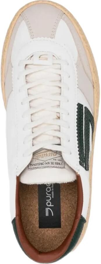 Puraai Sneakers met vlakken en logoprint Wit - Foto 4
