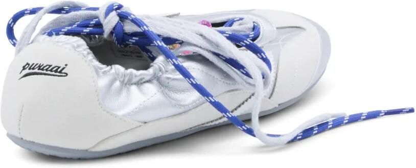 Puraai Sneakers verfraaid met kralen Zilver - Foto 4