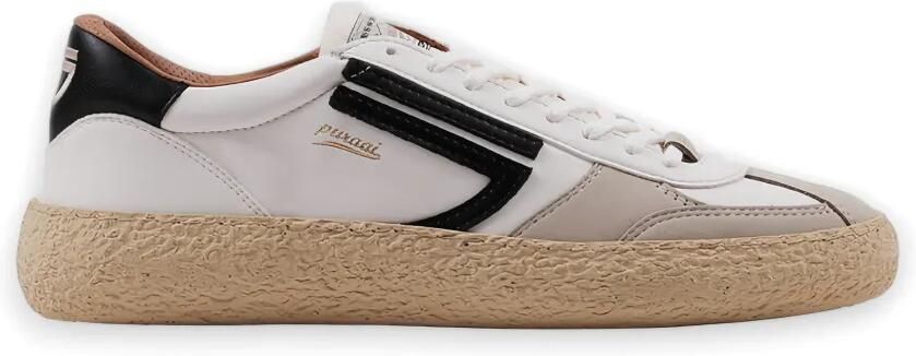 Puraai Vintage Pitch sneakers met vlakken Wit