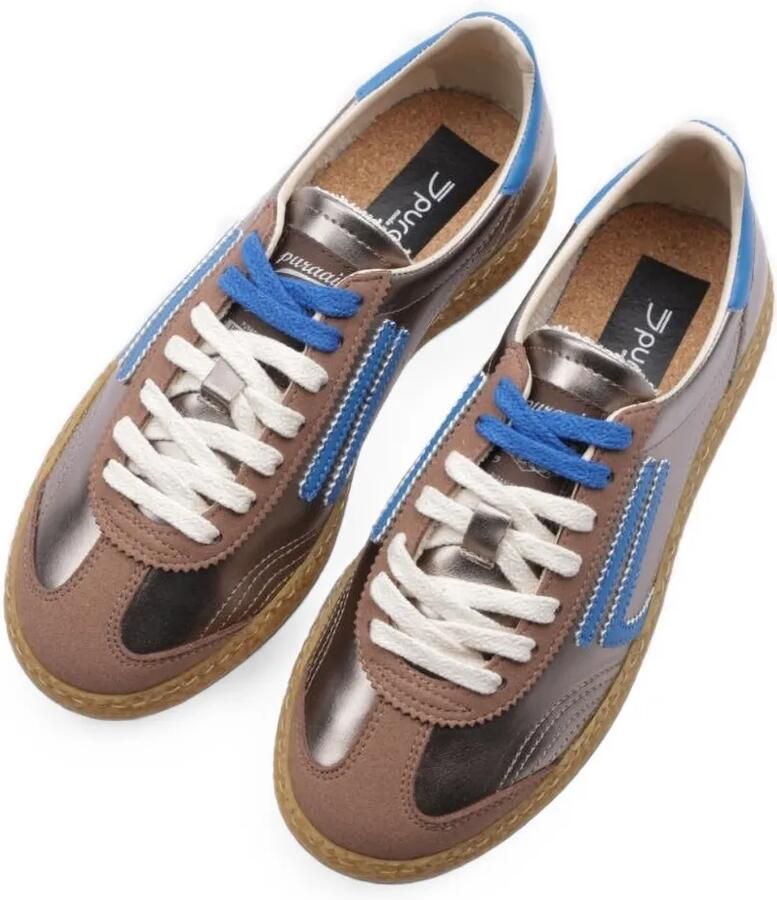 Puraai XS sneakers met metallic-effect Grijs - Foto 3