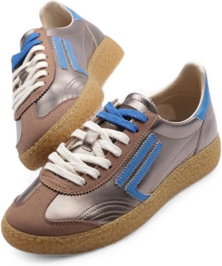 Puraai XS sneakers met metallic-effect Grijs - Foto 4