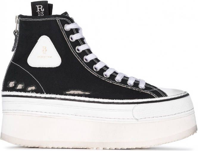 R13 High-top sneakers Zwart