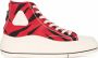 R13 Kurt sneakers met zebraprint Rood - Thumbnail 1