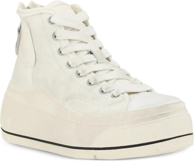 R13 High-top sneakers met rits Wit - Foto 2