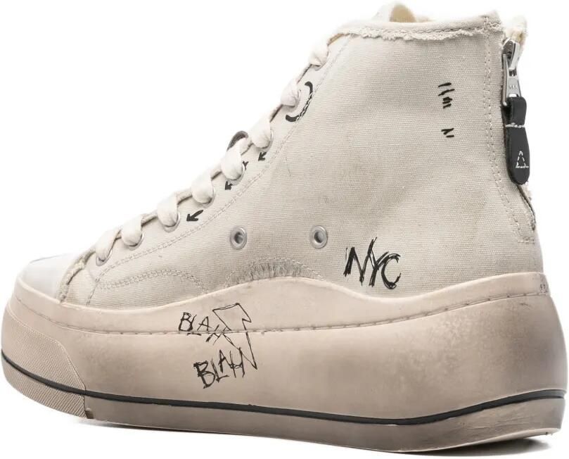 R13 Kurt high-top sneakers Beige - Foto 2