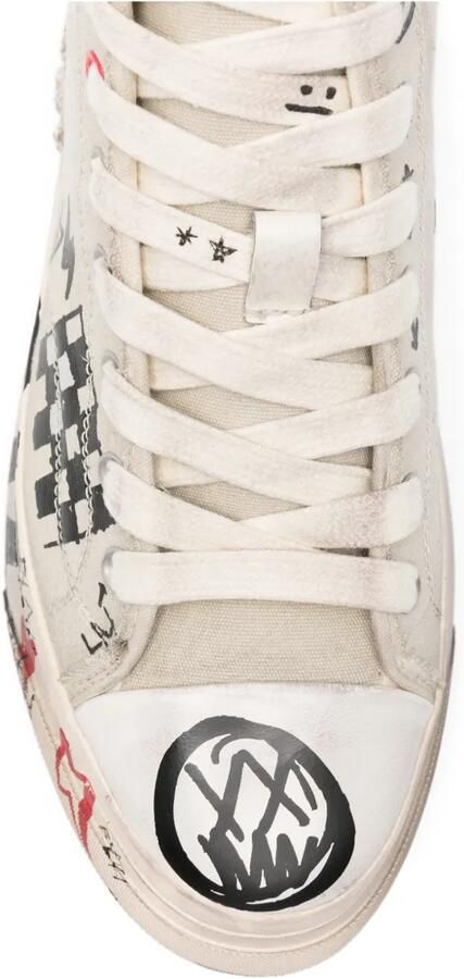 R13 Kurt high-top sneakers Beige - Foto 4