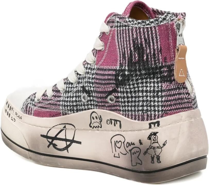 R13 Kurt high-top sneakers Roze - Foto 3