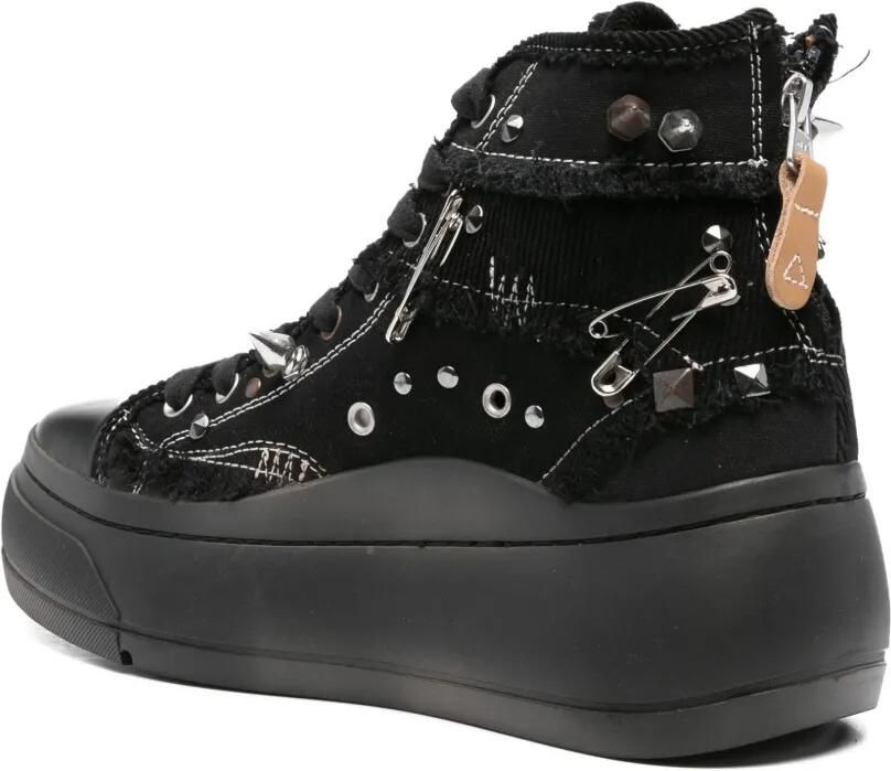 R13 Kurt sneakers met plateauzool Zwart - Foto 2