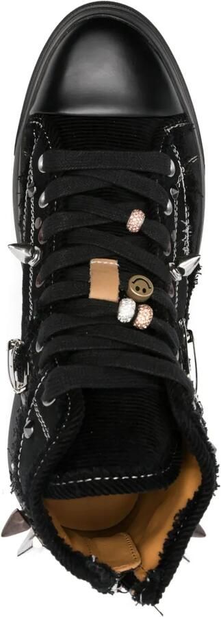 R13 Kurt sneakers met plateauzool Zwart - Foto 4