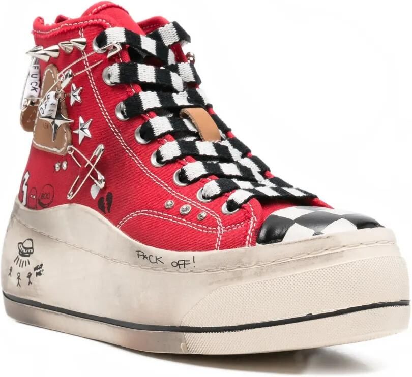 R13 Kurt sneakers Rood