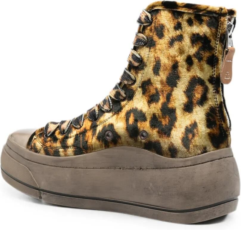 R13 Sneakers met luipaardprint Geel - Foto 3