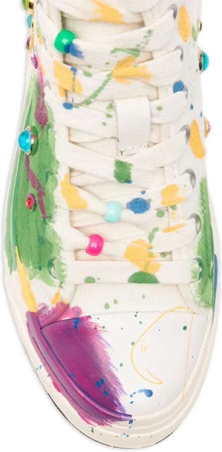 R13 Verfraaide sneakers Beige - Foto 4