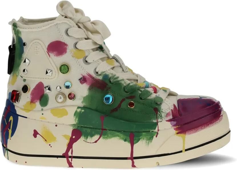 R13 Verfraaide sneakers Beige