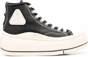 R13 Sneakers met plateauzool Zwart