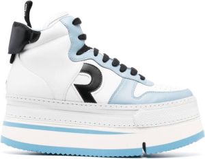 R13 The Riot high-top sneakers Wit