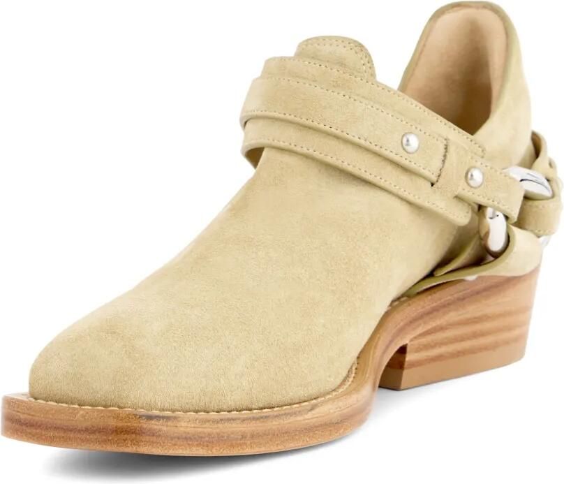 Rabanne XL Link biker enkellaarzen Beige - Foto 2