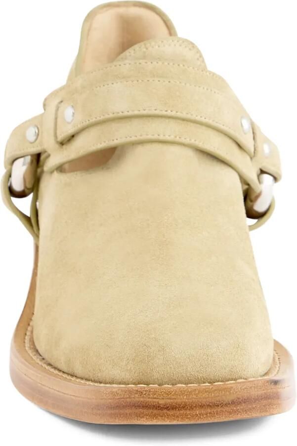 Rabanne XL Link biker enkellaarzen Beige - Foto 3