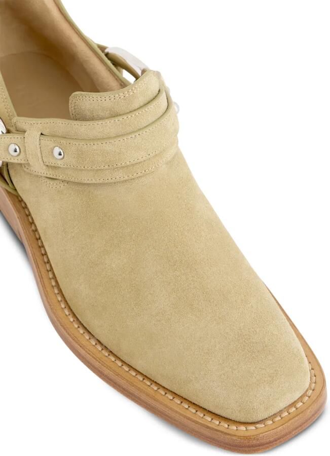 Rabanne XL Link biker enkellaarzen Beige - Foto 4
