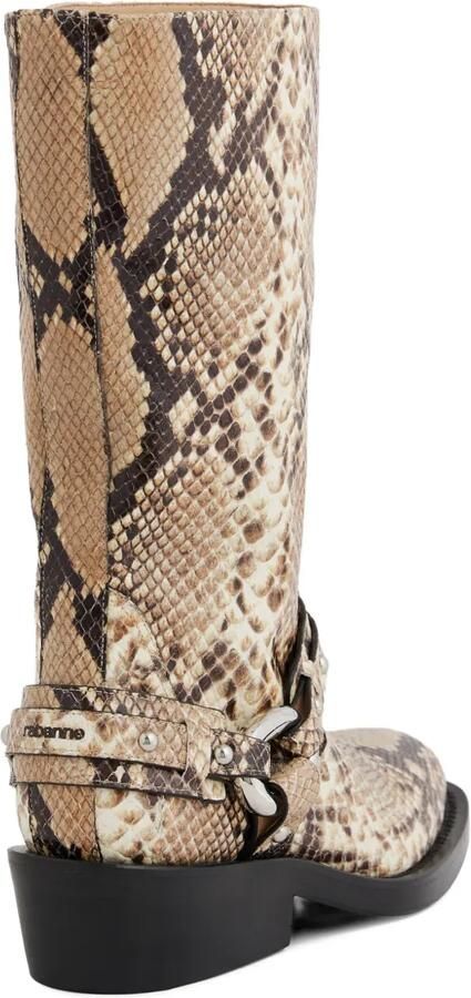 Rabanne XL Link bikerlaarzen Beige - Foto 4