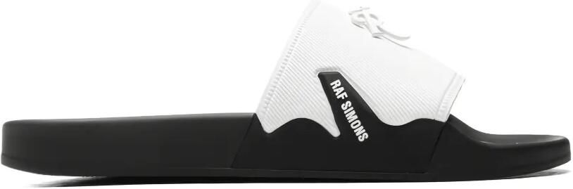 Raf Simons Astra slippers verfraaid met logo Wit - Foto 4
