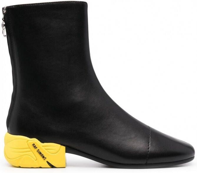 Raf Simons Solaris laarzen met blokhak Zwart