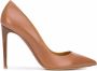 Ralph Lauren Collection Celia pumps met hoge hak Bruin - Thumbnail 1
