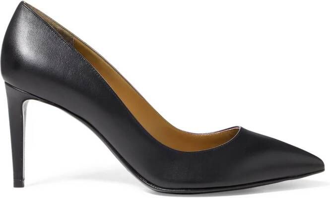 Ralph Lauren Collection Pema leren pumps Zwart