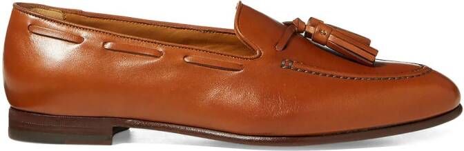 Ralph Lauren Collection Quillis loafers met ronde neus Bruin