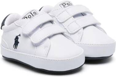 POLO RALPH LAUREN KIDS Babyschoentjes met ponyprint Wit