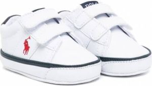 Ralph Lauren Kids Sneakers met klittenband Wit